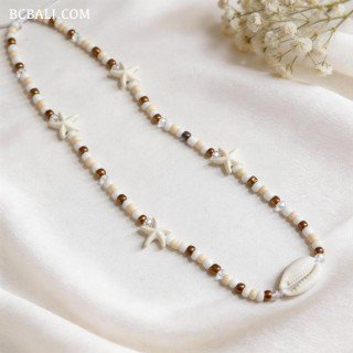 Wholesale Beads Necklace With Sea Shell